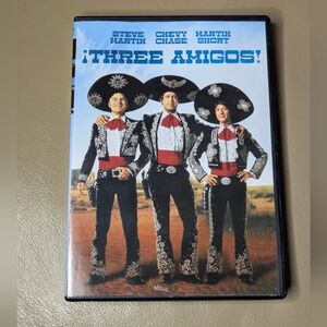 Three Amigos! (DVD 1986) Chevy Chase Steve Martin, Martin Short VG Free Shipping